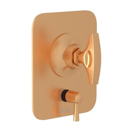 Rohl Graceline 1/2 Pressure Balance Trim With Diverter MB2044NDMSG